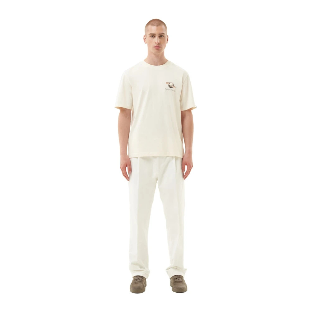 Filling Pieces T-shirt Balance Antique White Heren