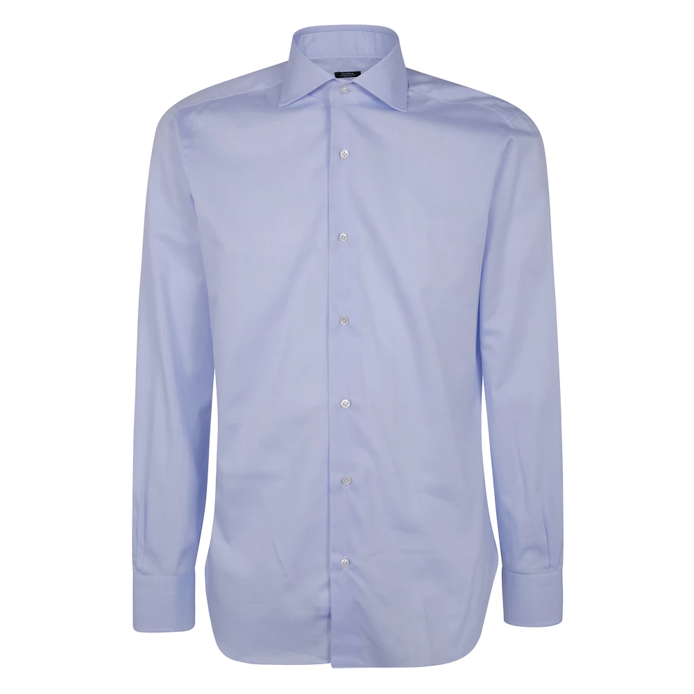 Barba Napoli Klassieke Oxford Overhemd Blue Heren