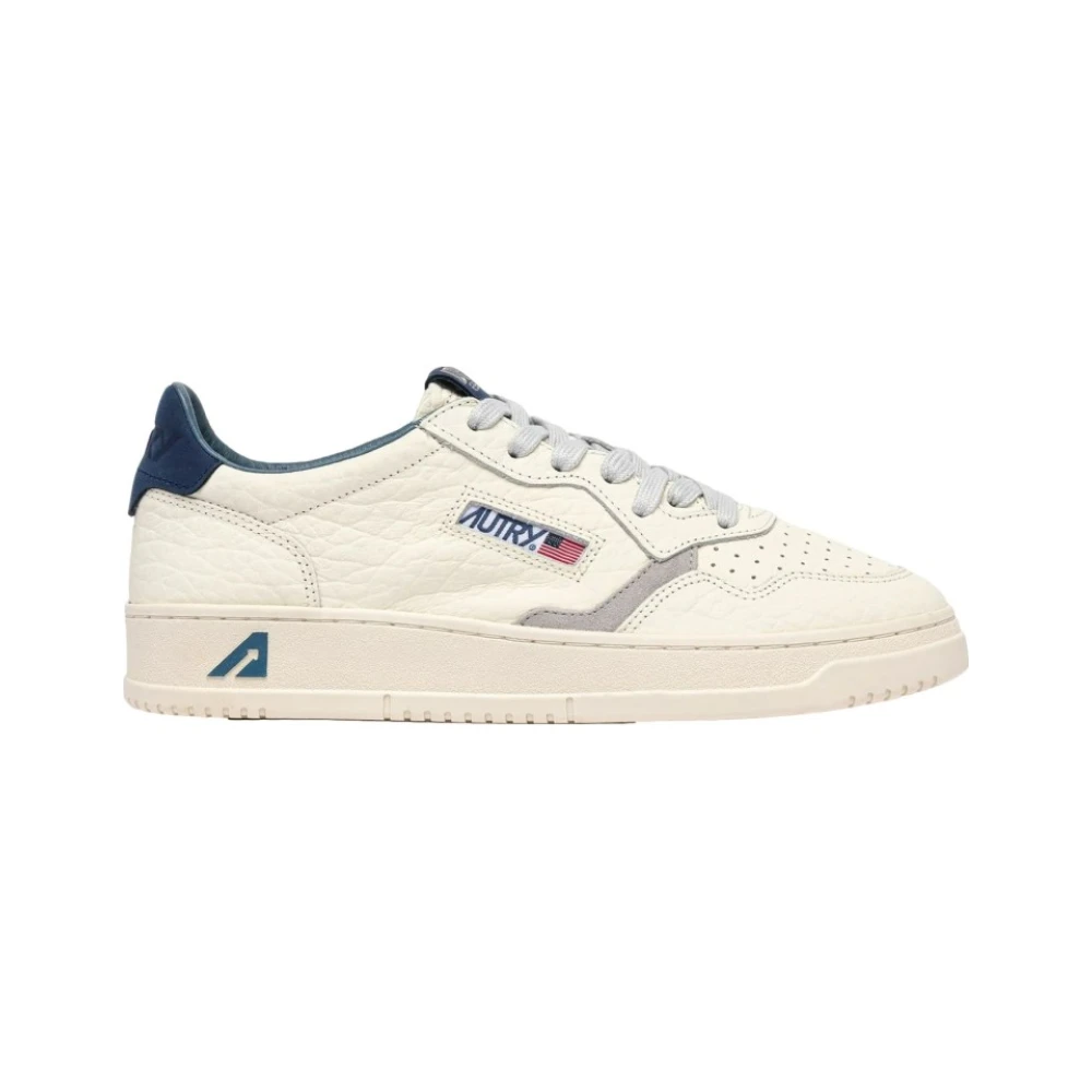 Autry Beige Sneakers, Male, 8 Uk, Medalist Low Trainers