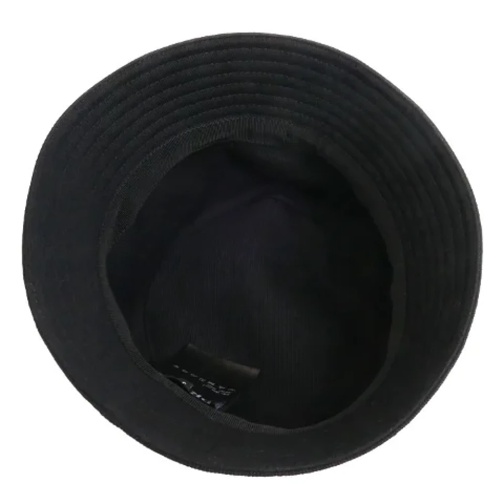 Prada Vintage Pre-owned Cotton hats Black Dames