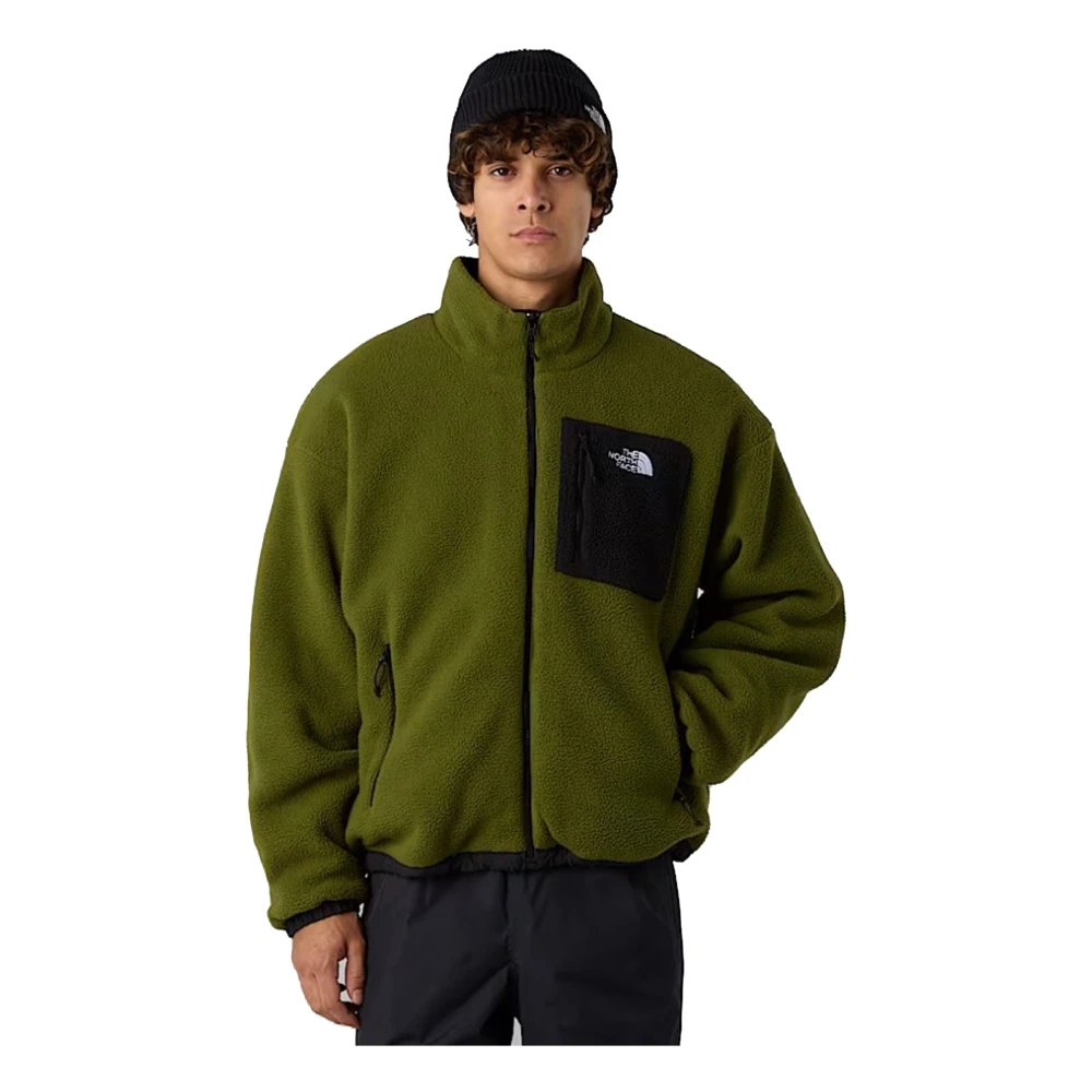 The North Face Men's Green Fleece Jackets, Xl, Yumiori Reversible Jacket