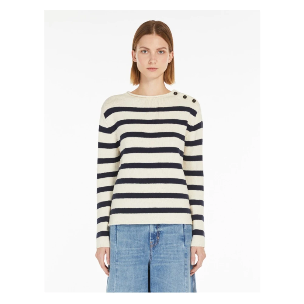 Max Mara Weekend Crème Vibo Trui Beige Dames