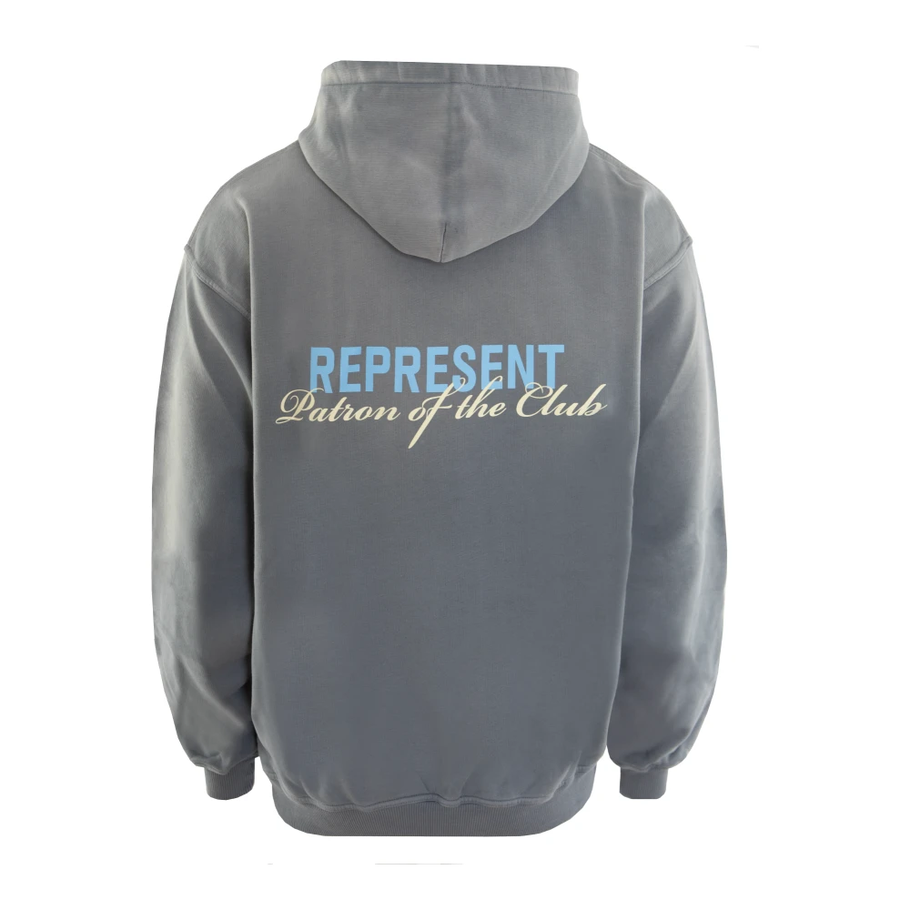 Represent Patron Of The Club Hoodie Gray Heren