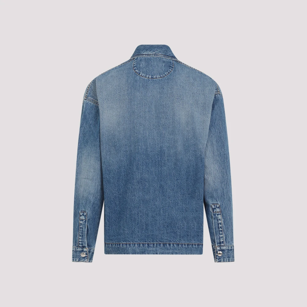 Jacquemus Blauw Katoenen Overhemd Moderne Stijl Blue Heren