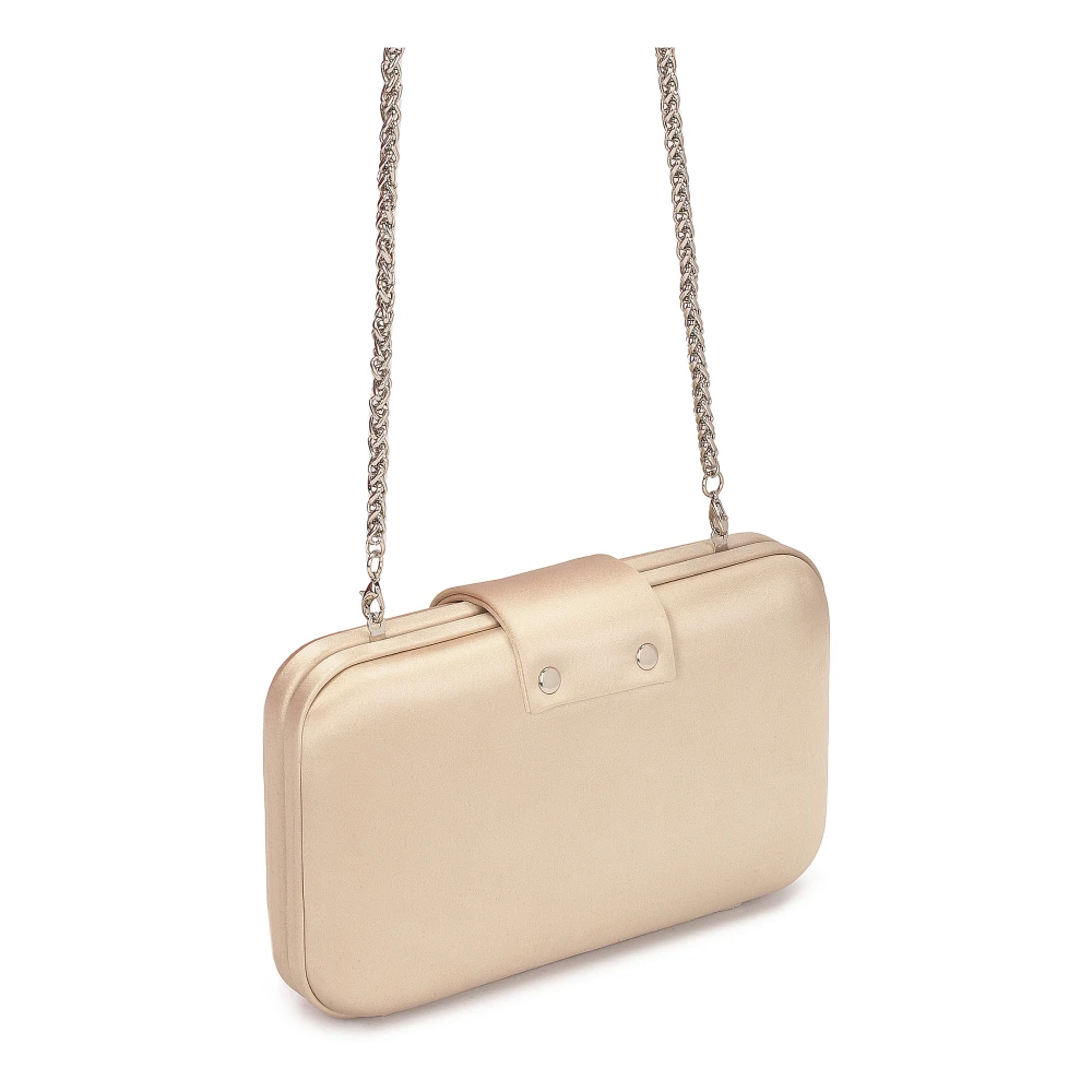 Kazar Kleine avondtas met een versierde sluiting Beige Dames