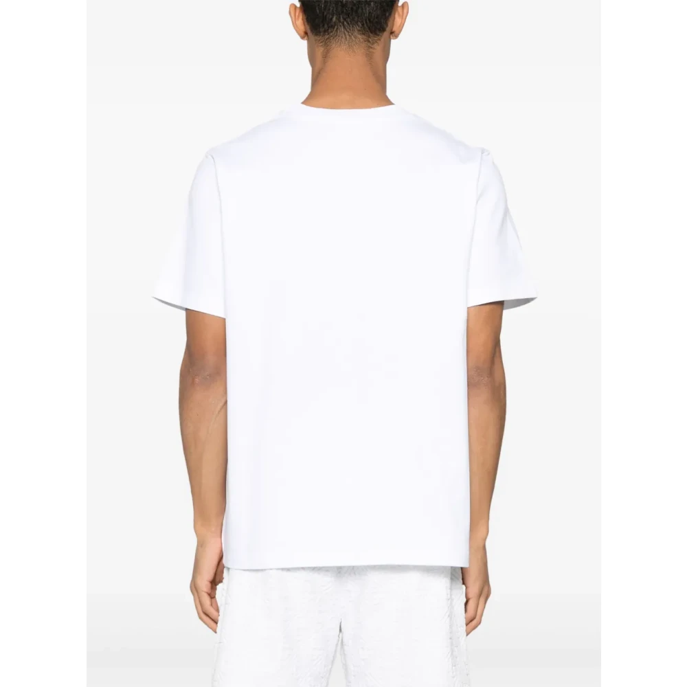 Casablanca Surf Motif Print T-shirt White Heren