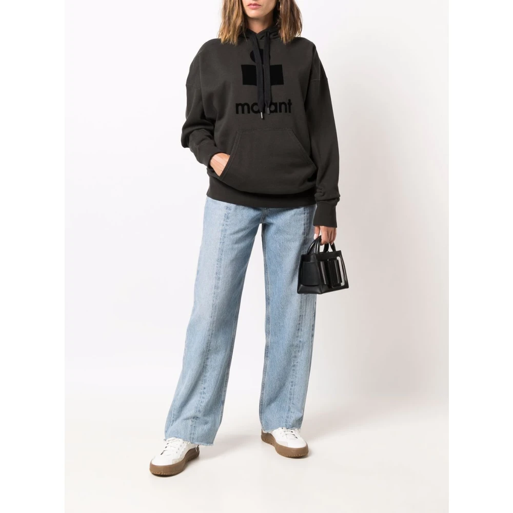 Isabel Marant Étoile Zwarte Sweatshirt Aw24 Dameskleding Black Dames
