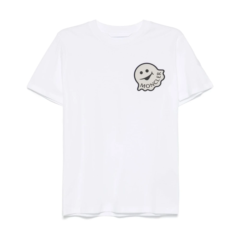 Moncler Witte T-shirts en Polos White Heren
