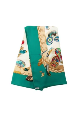 Pre-owned Couvee d Silk Scarf