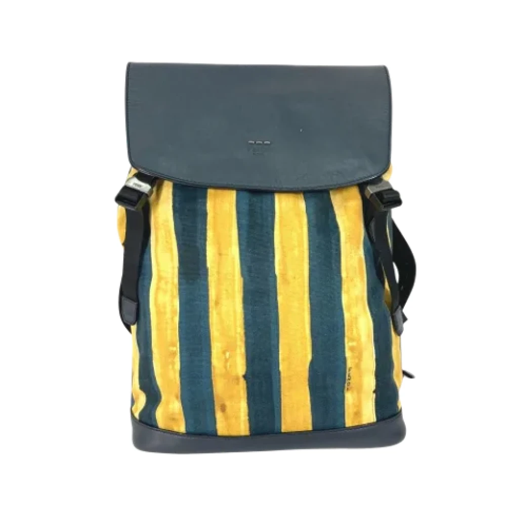 Fendi Vintage Pre-owned Fabric fendi-bags Yellow Dames