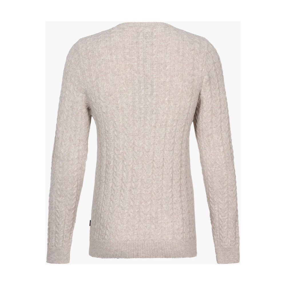 Cavallaro R-Neck Pullover White Heren