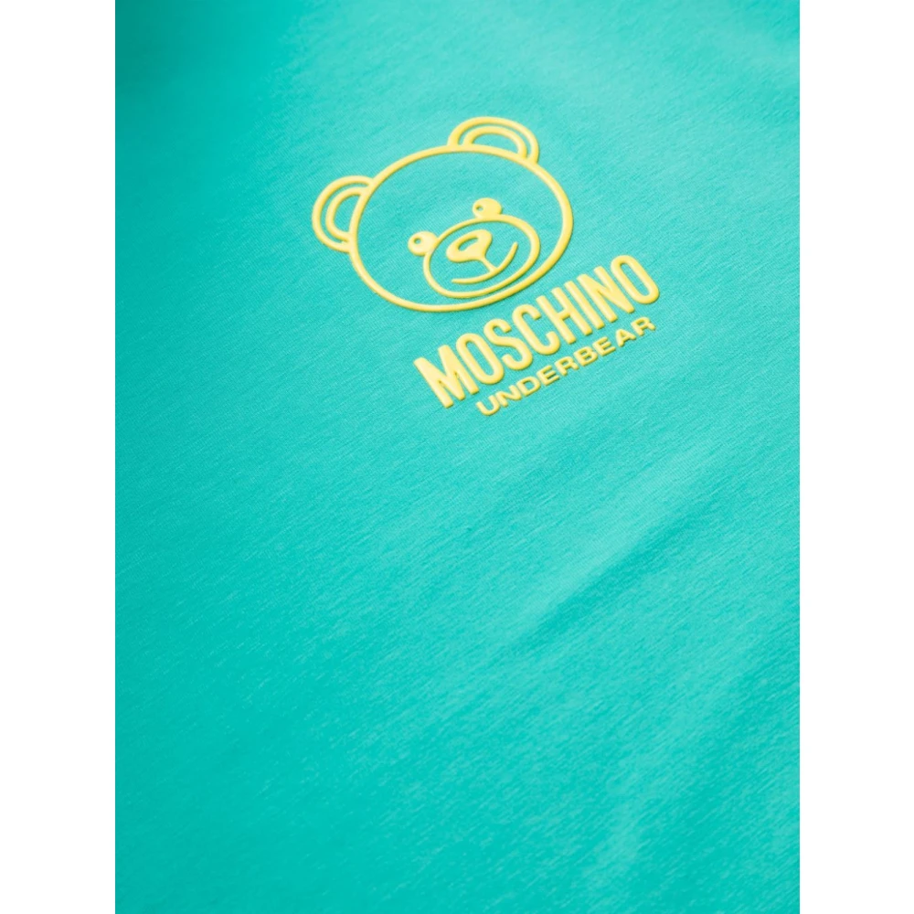 Moschino Groene Teddy Bear T-shirts en Polos Green Heren