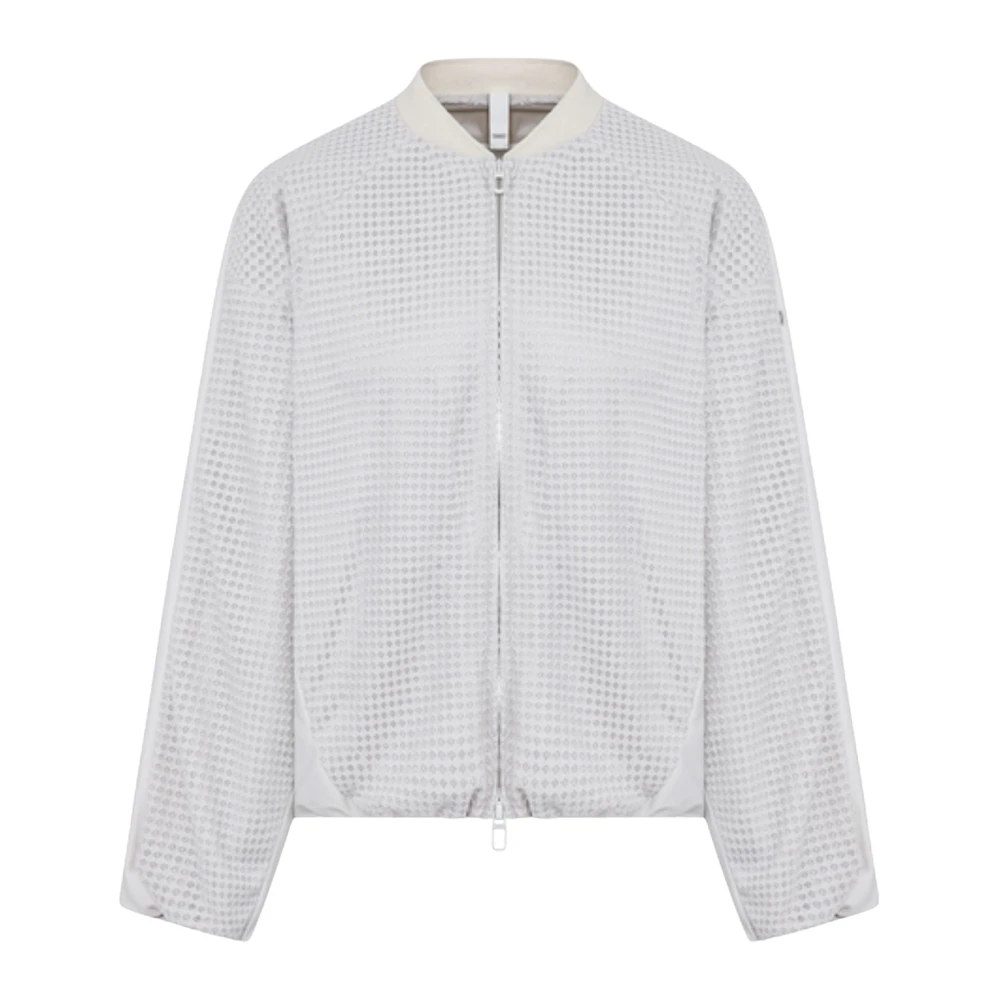 Duno Women's White Bomber Jackets, M, Short Bomber Jacket