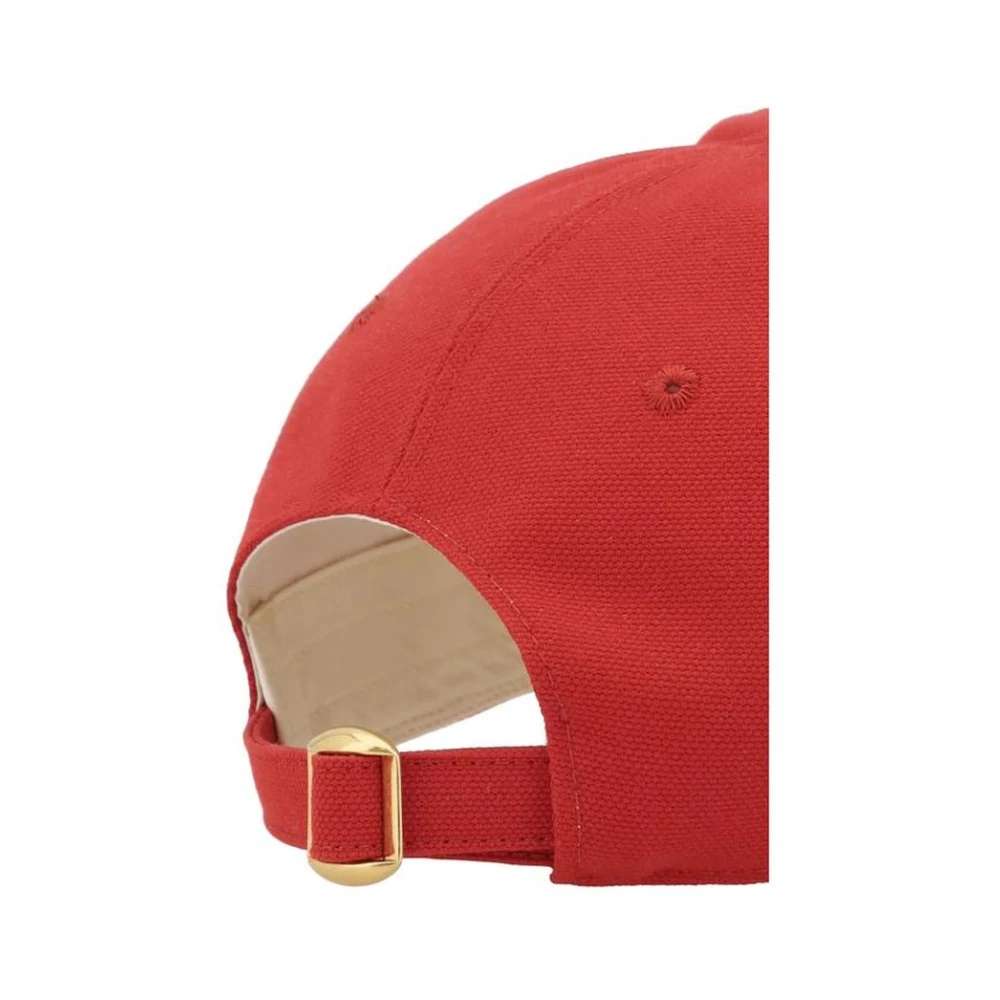 Valentino Garavani Rode Logo Baseball Cap Model Red Dames