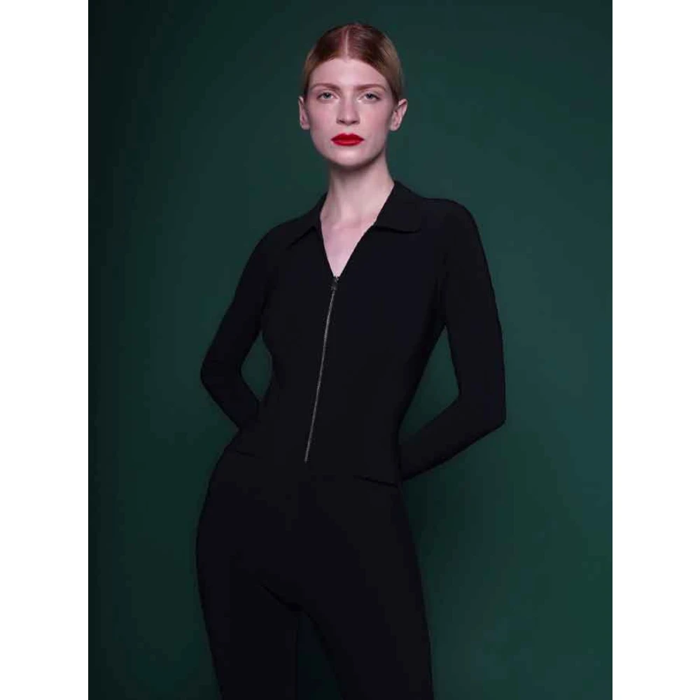 Chiara Boni Zwarte Jumpsuit Black Dames