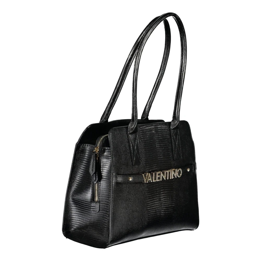 Valentino by Mario Valentino Zwarte schoudertas met meerdere compartimenten Black Dames