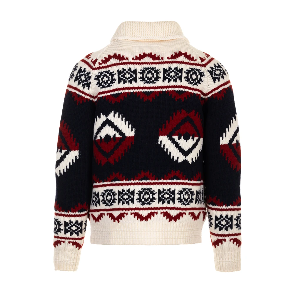 Fay MultiColour Sweater Jacket Multicolor Heren