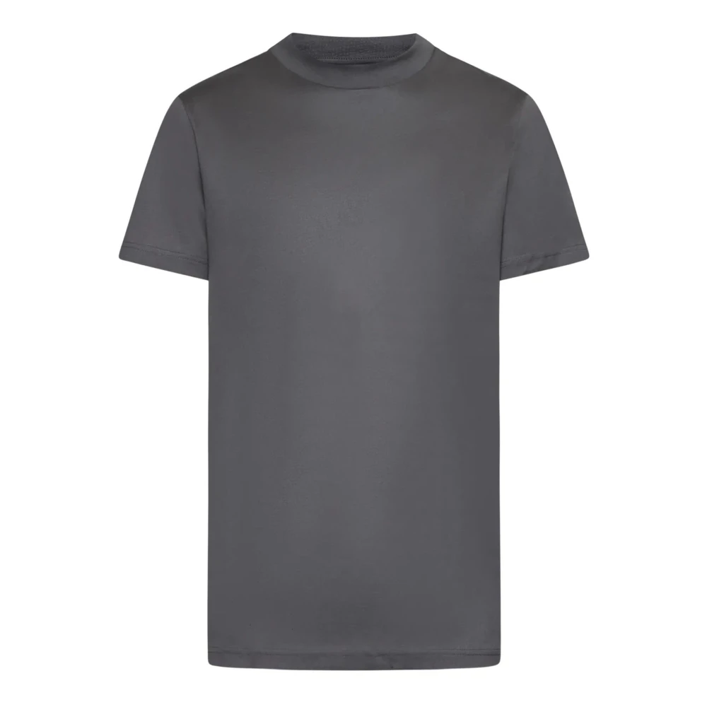 Low Brand Grijze Katoenen T-shirt en Polo Gray Heren