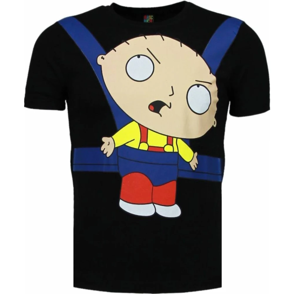 Local Fanatic Baby Stewie - T Shirt Herr - 1138Z Black, Herr