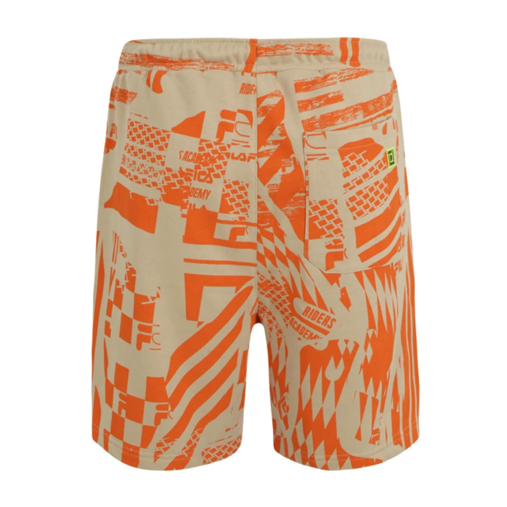 Fila Katoenen Bermuda Shorts met zijzakken Orange Heren