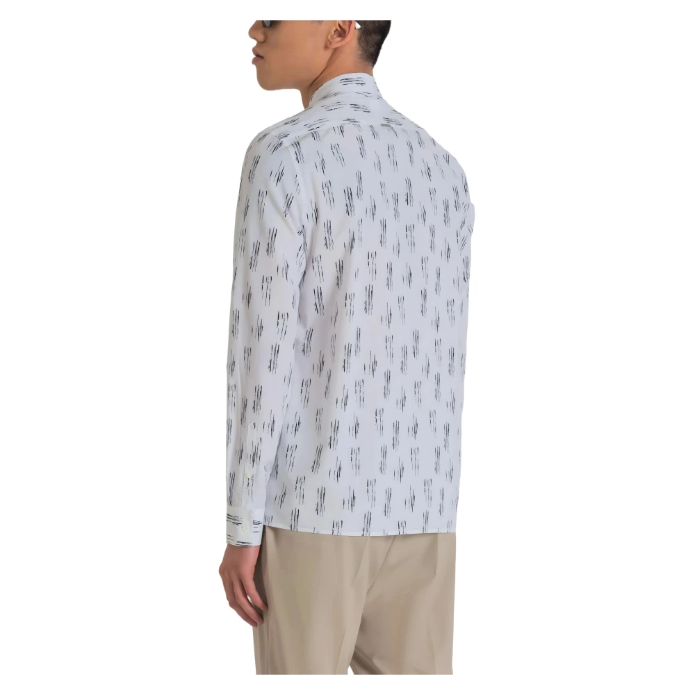 Antony Morato Barcelona Overhemd met Lange Mouwen Lente Zomer Collectie White Heren