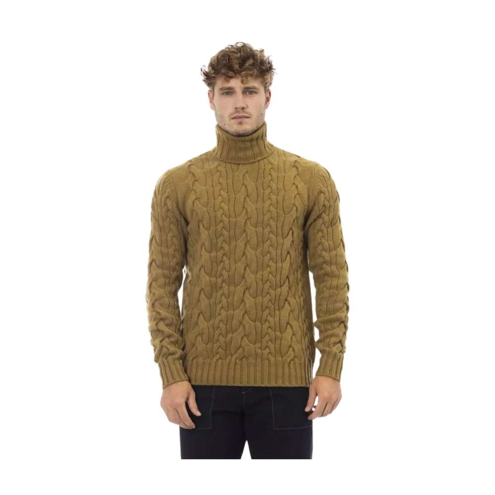Alpha Studio Elegante Bruine Coltrui Brown Heren