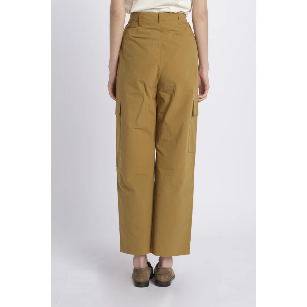 Attic and Barn Bruine Cargo Broek 100% Katoen Brown Dames