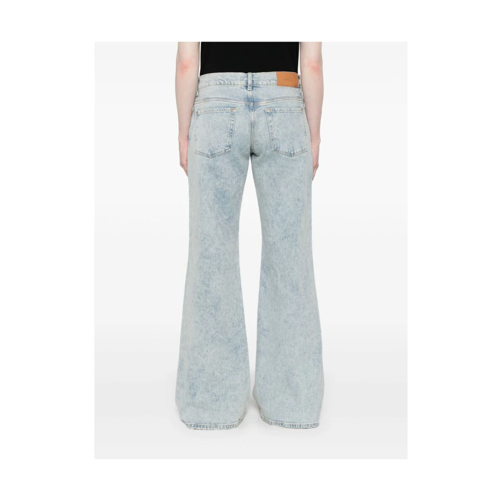 7 For All Mankind Wijde Jeans Denim Blue Dames