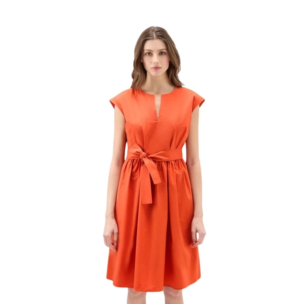 Woolrich Dresses Orange Dames