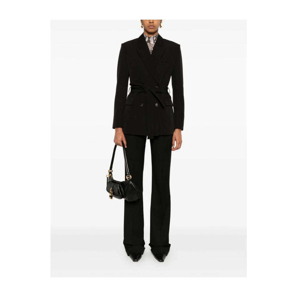 Ermanno Scervino Dubbelborstig Zwarte Blazer Black Dames