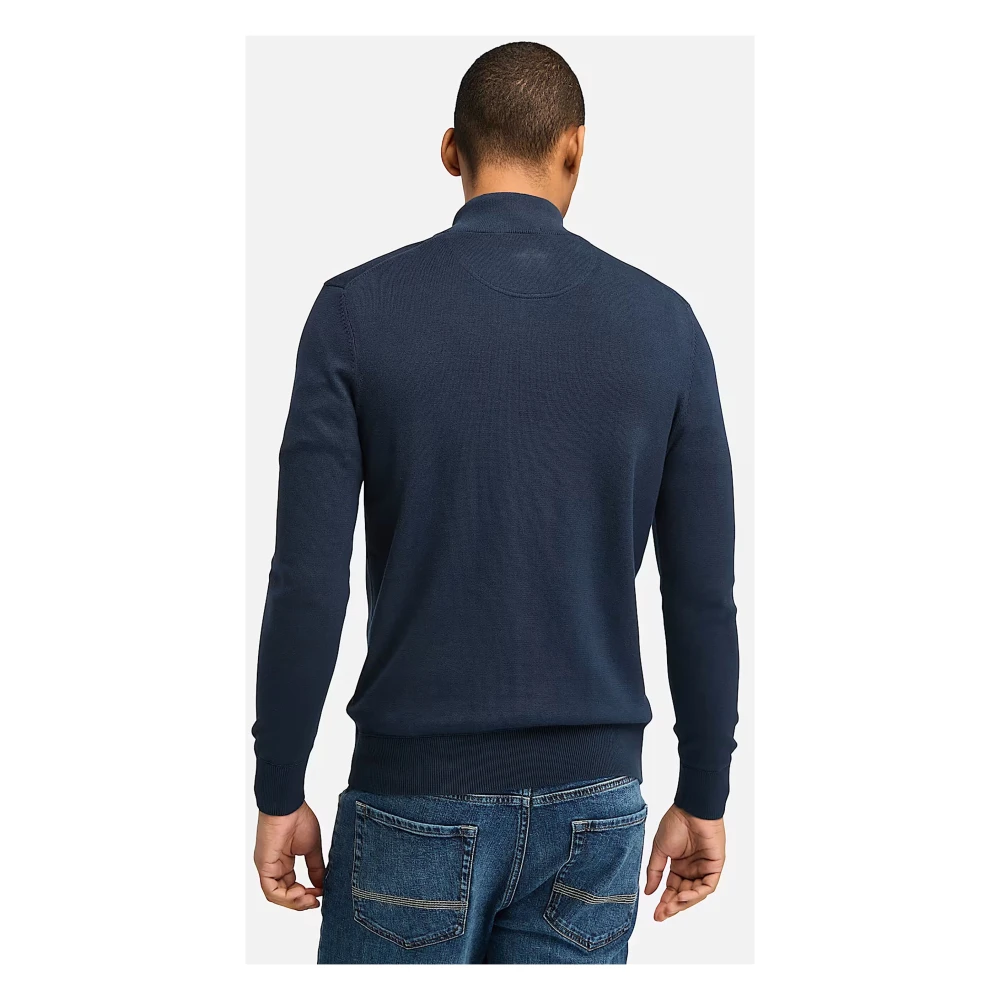 Timberland River Full Zip Sweater Blue Heren