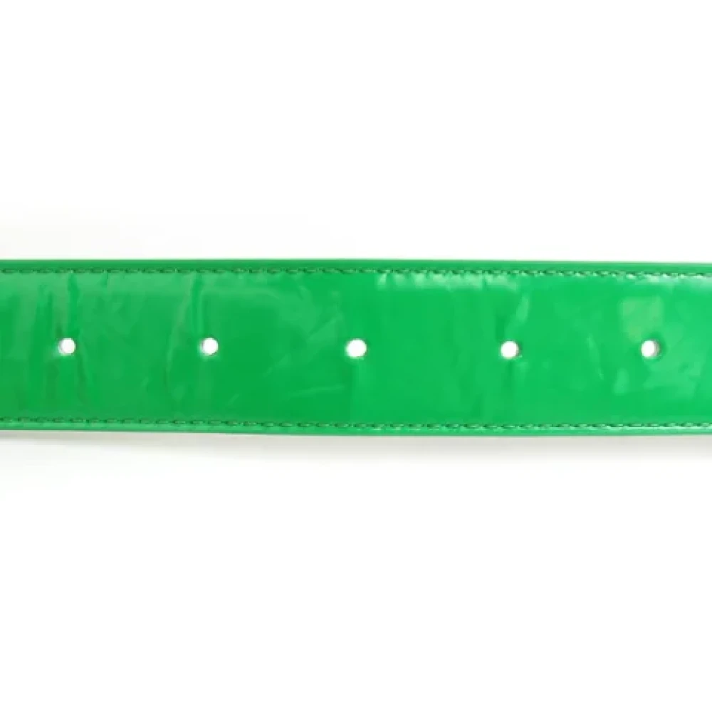Bottega Veneta Vintage Pre-owned Leather belts Green Unisex