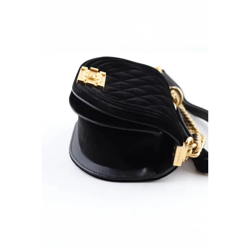 Chanel Vintage Pre-owned Velvet chanel-bags Black Dames