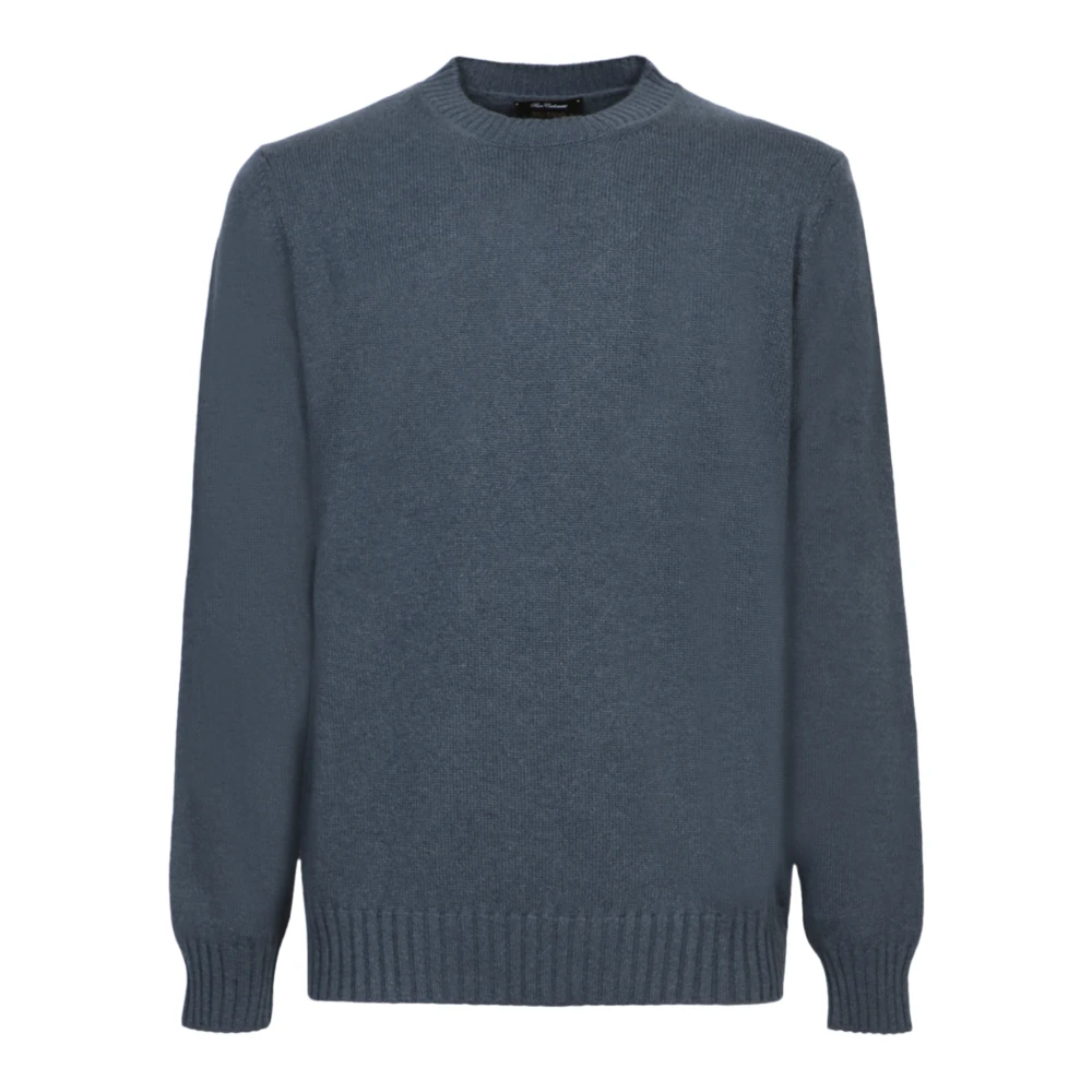 Dell'oglio Blauwe Gebreide Kleding voor Mannen Aw24 Blue Heren