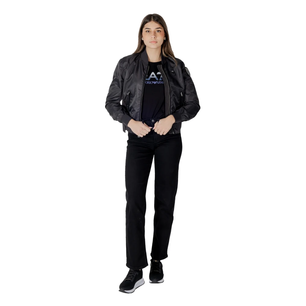 Blauer Lente Zomer Dames Jassen Collectie Black Dames