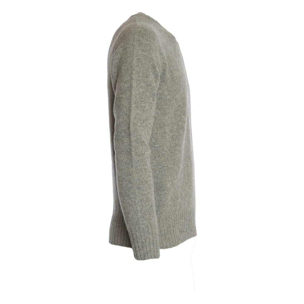 Malo Luxe Crew Neck Sweater Brown Heren