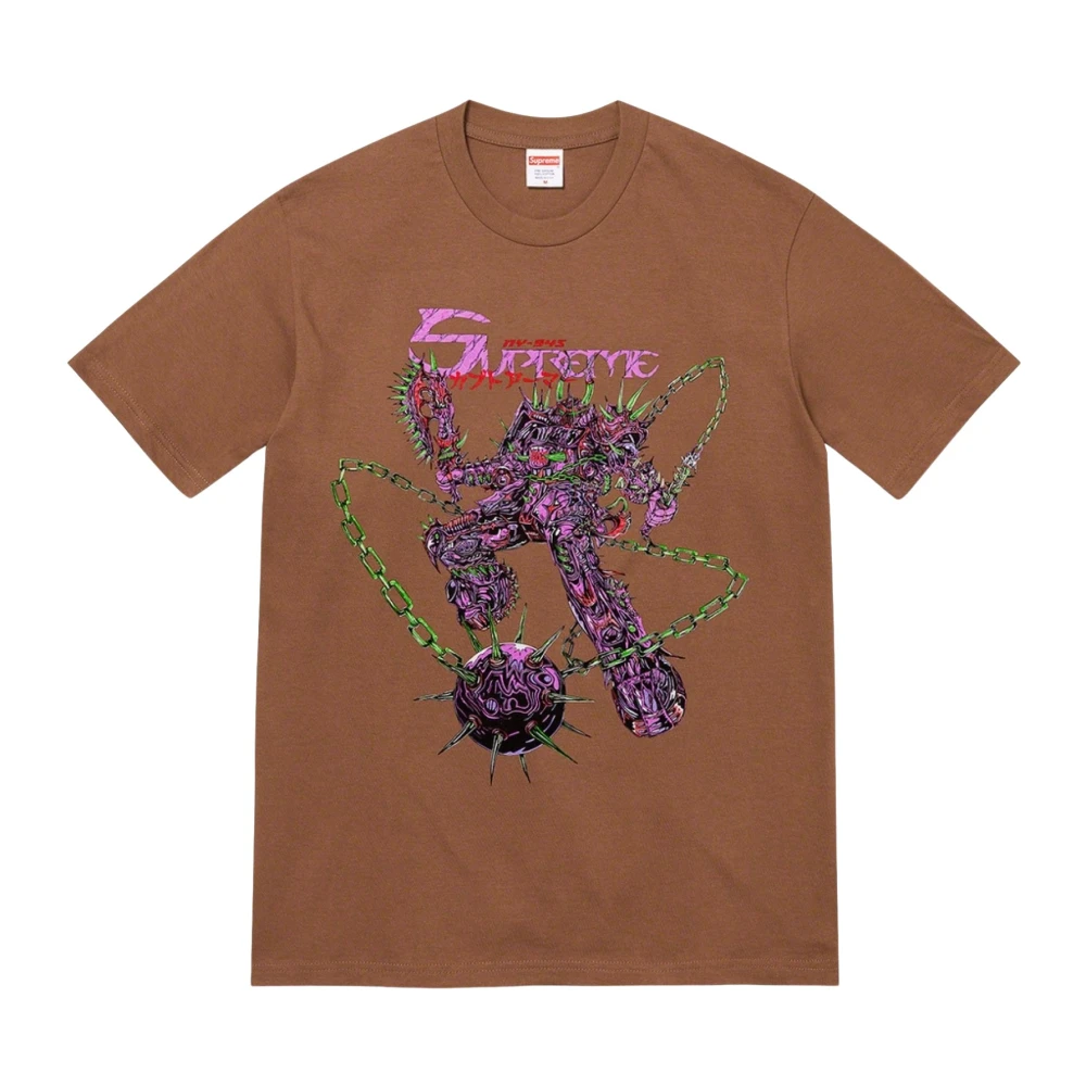 Supreme Beperkte Oplage Bruine Spikes Tee Brown Heren