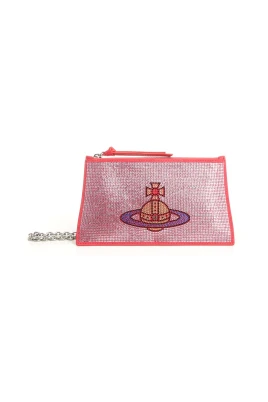 Embellished Leather Clutch
