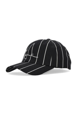 pinstripe-curved-visor-cap-black-white
