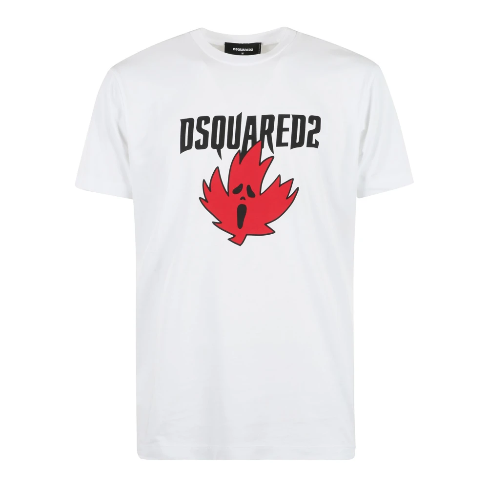 Dsquared2 Casual Katoenen T-shirt voor Mannen White Heren