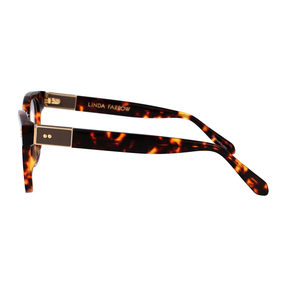 Linda Farrow Stijlvolle Optische Bril Sanchez Collectie Brown Dames