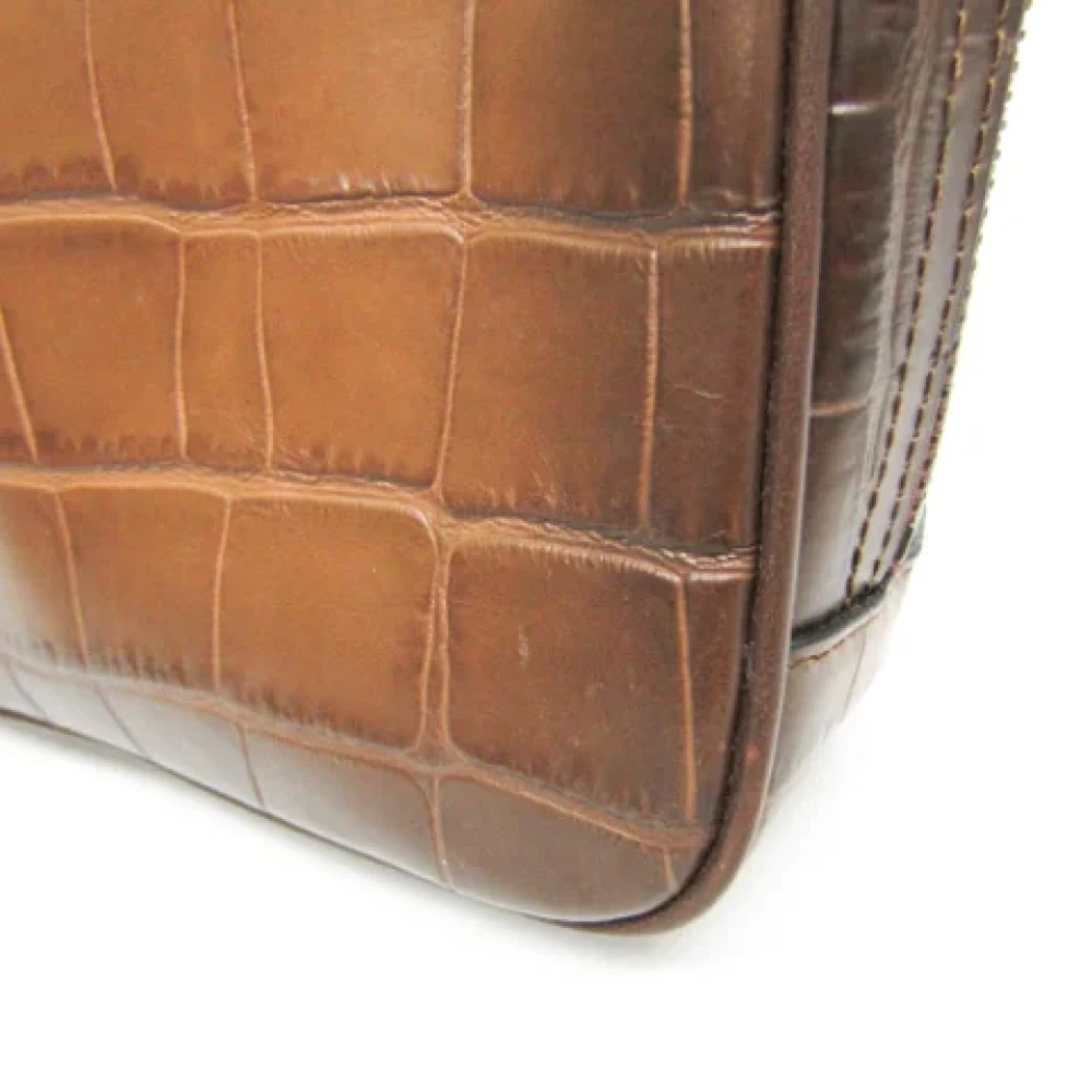 Coach Pre-owned Leather handbags Brown Dames