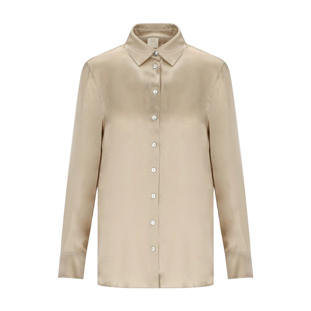 Marella , Damen, Blusen & Hemden, Beige, S