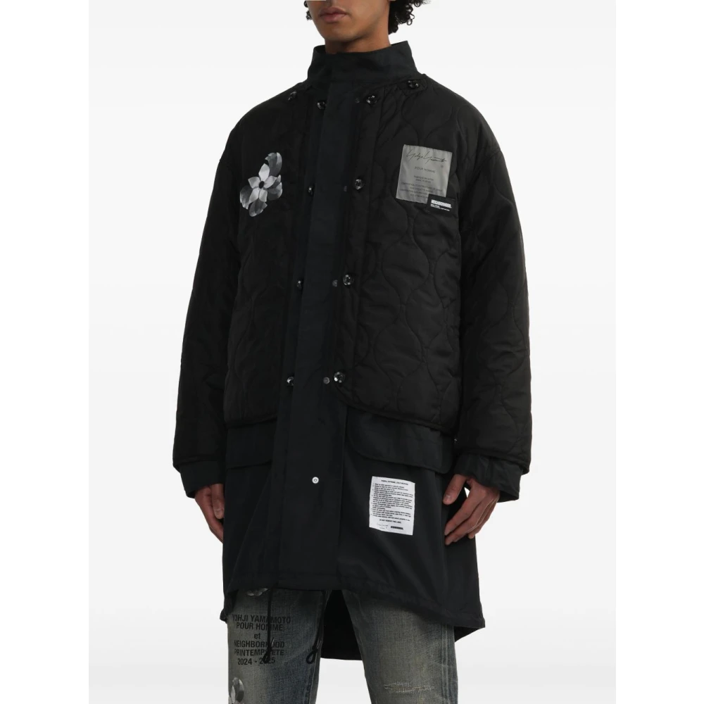 Yohji Yamamoto Zwarte Herenjassen Black Heren