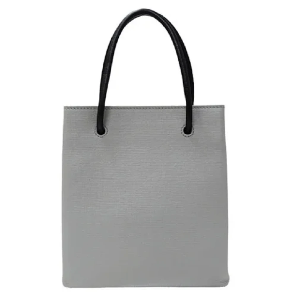 Balenciaga Vintage Pre-owned Leather balenciaga-bags Gray Dames