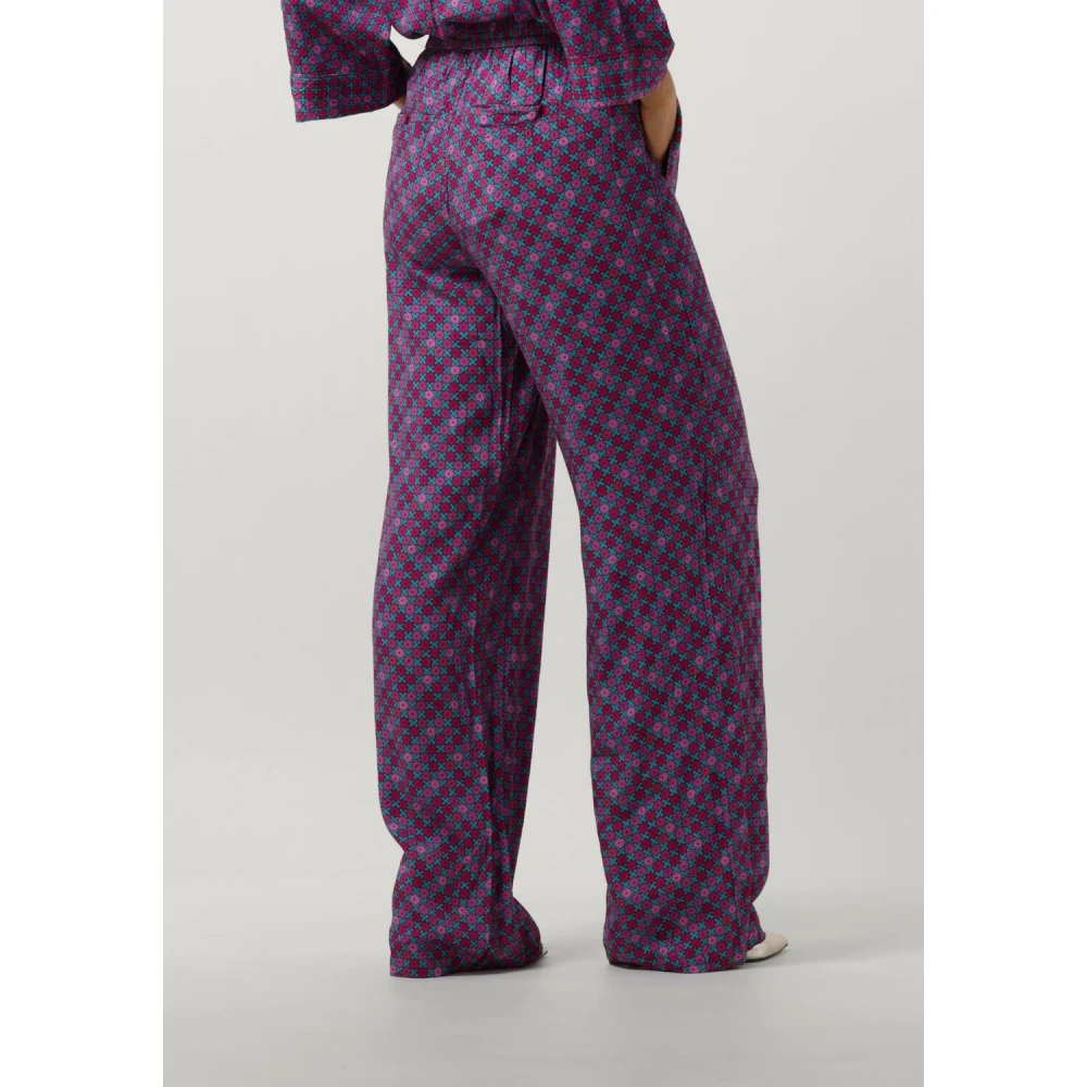 Harper & Yve Donkerblauwe Broek Freddy-pa Multicolor Dames