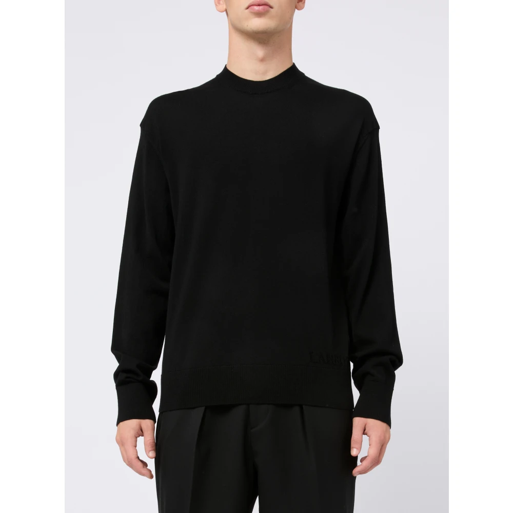 Laneus Kasjmier Sweater Nero Aw24 Black Heren