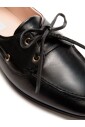 black-leather-lace-up-flat-shoes