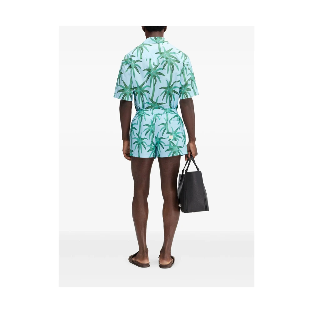 Jacquemus Blauwe Aqua Strandkleding met Voorzak Blue Heren