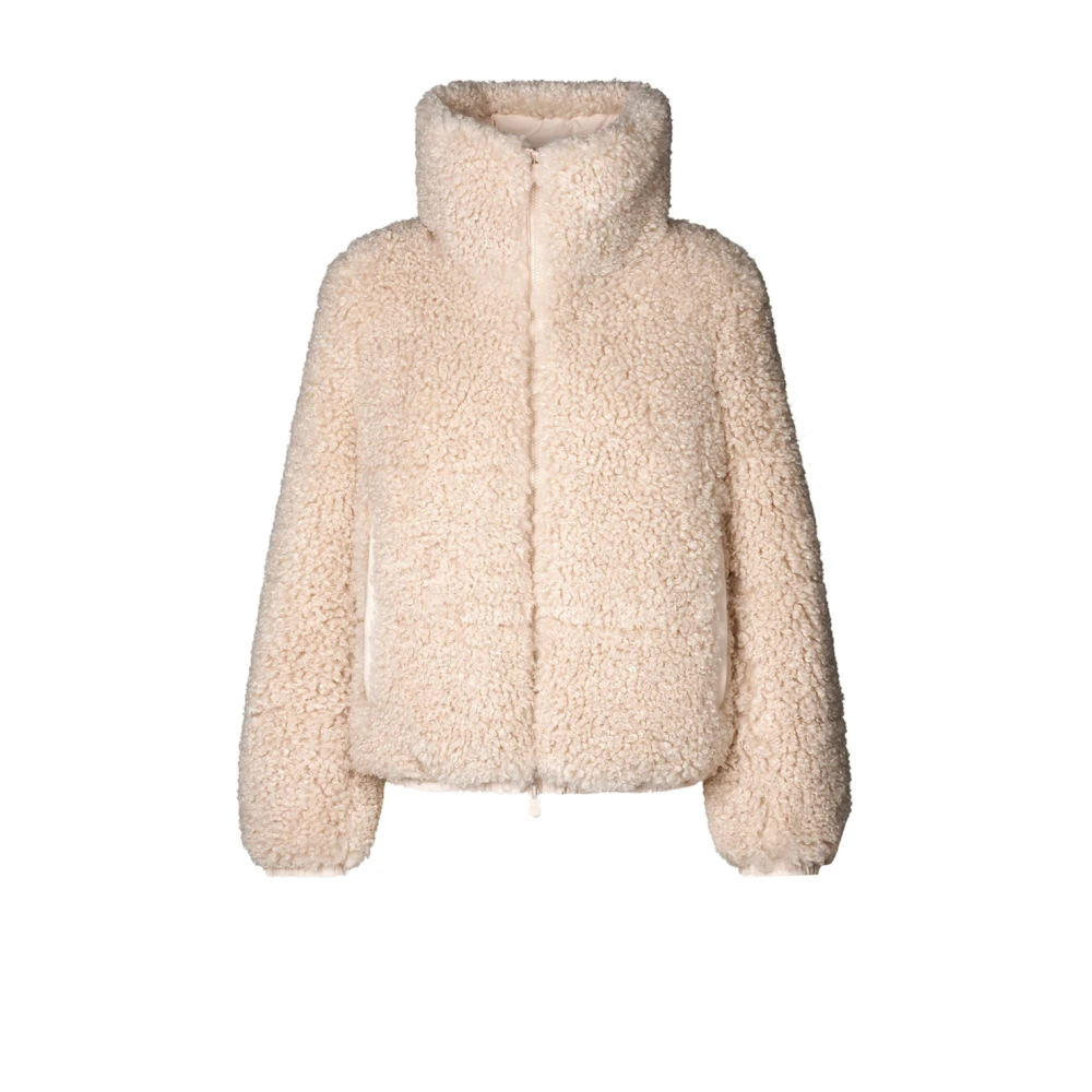 Save The Duck Women's Beige Kennie Fur Jacket